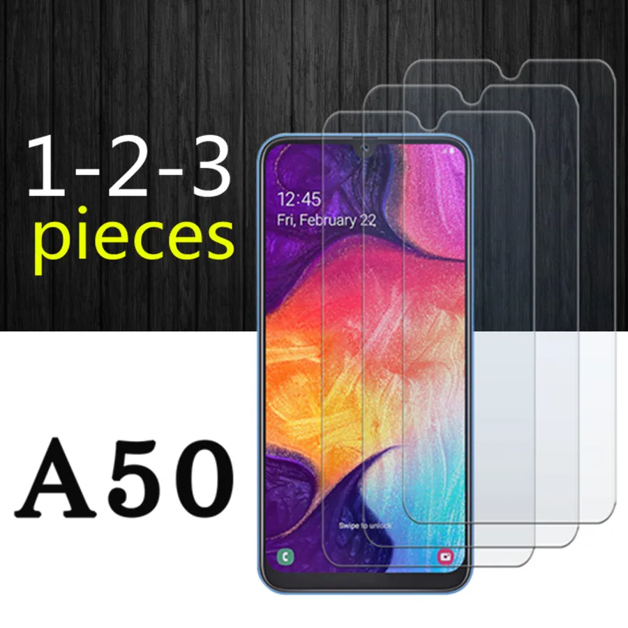 

Защитное стекло для Samsung Galaxy a50, закаленное стекло с экраном от 1 до 3 шт.