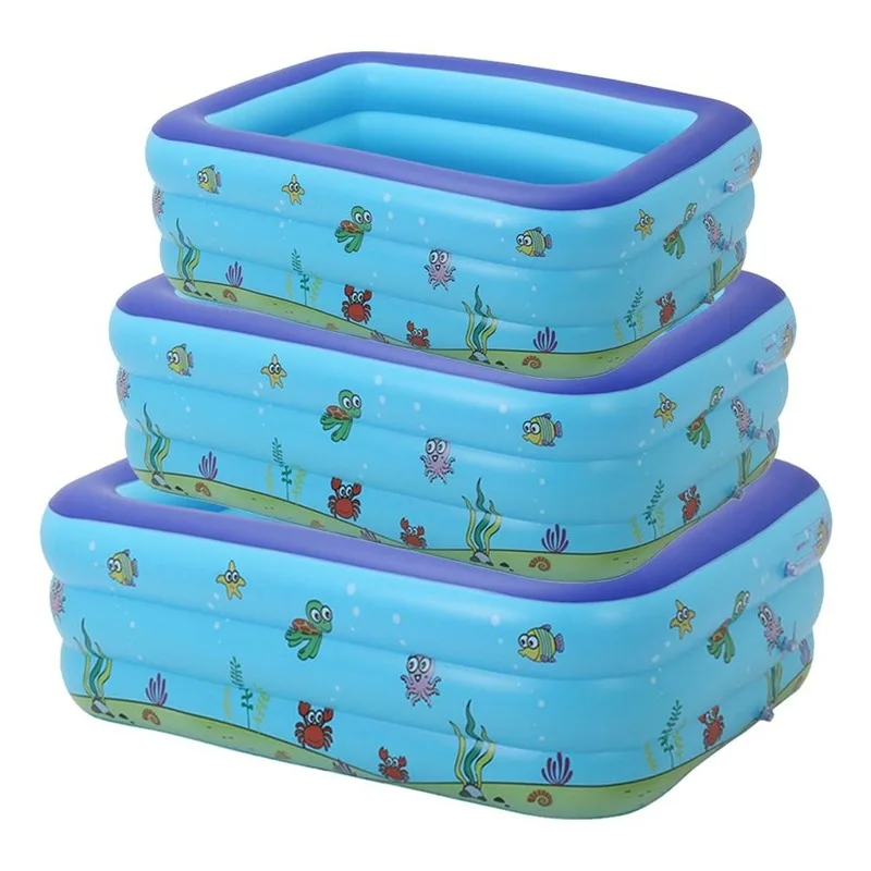 

Square inflatable swimming pool for children, baby bath tub, home use