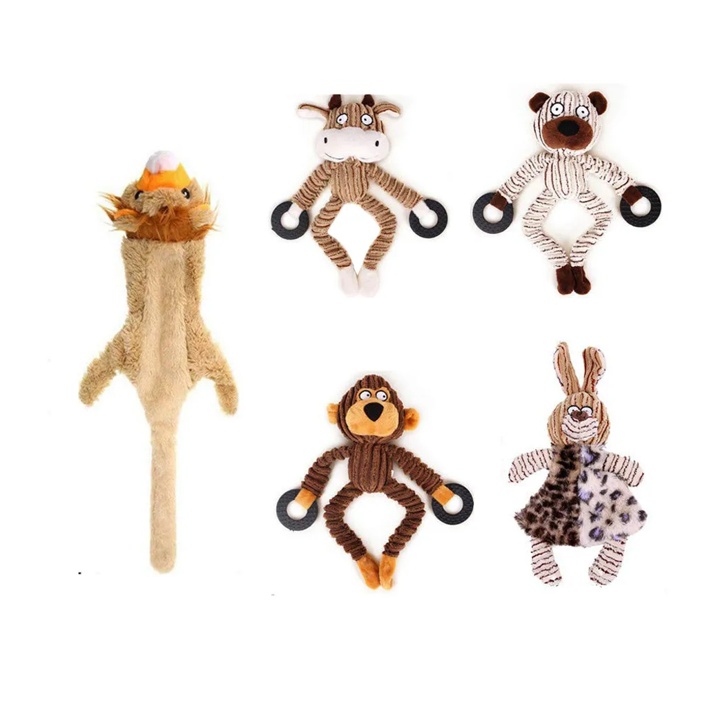 Собака скрипучий игрушки Прочный 5 комплект игрушек набор для щенка маленькой
