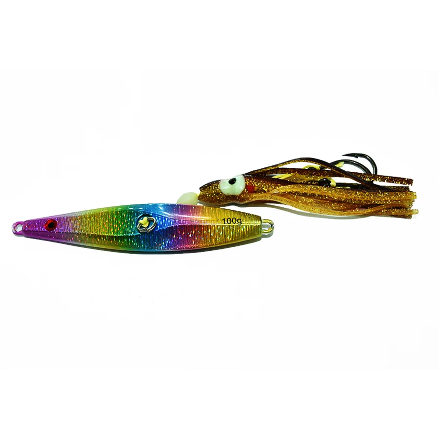 6 видов цветов 100 г инчику в японском стиле светящиеся свинцовые Джиги с