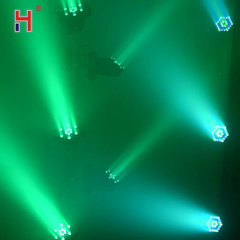Led переносное потолочное освещение Светильник s Rgbw Луч направленного типа с Dmx 9/16Ch