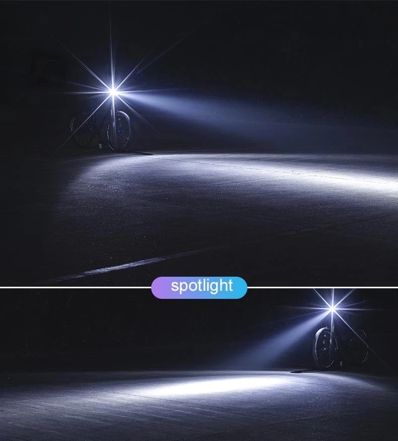 Велосипедный передний светодиодный фонарь ROCKBROS 800 лм зарядка через