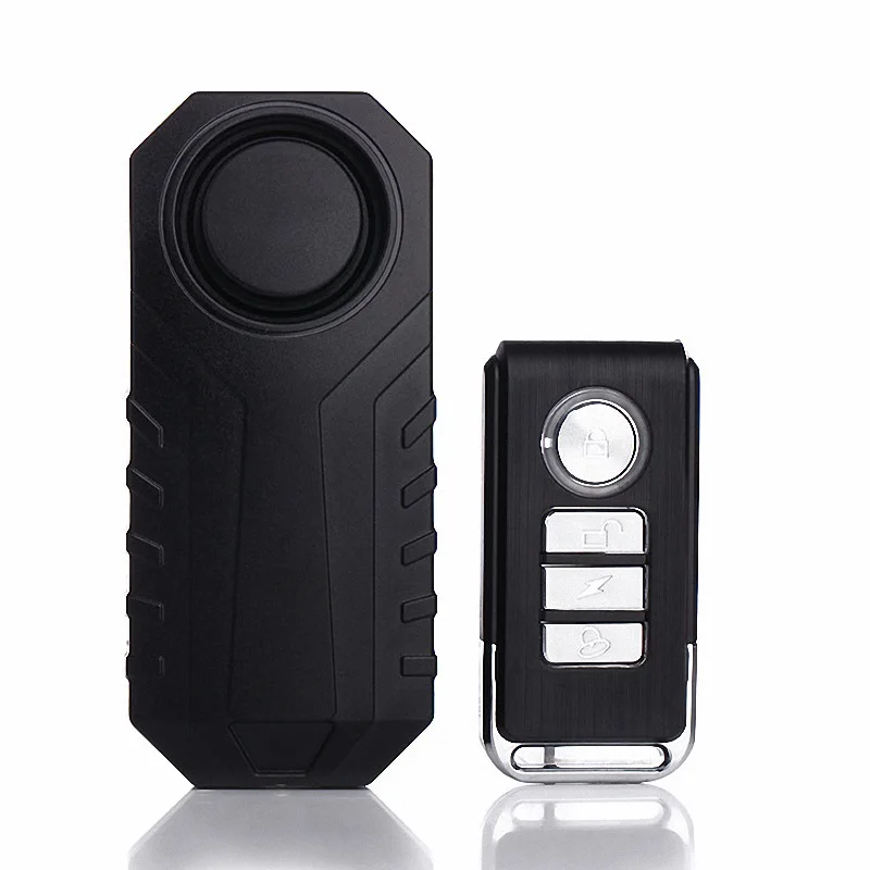 

Wireless Bicycle Anti Theft Bike Alarm Electric Security Lock Remote Alarm Vibration Adjustable Sensitivity