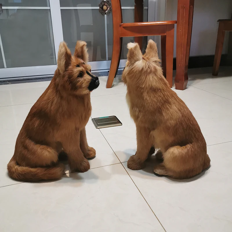 Имитация собаки модель животного украшение волк собака статическая для гостиной