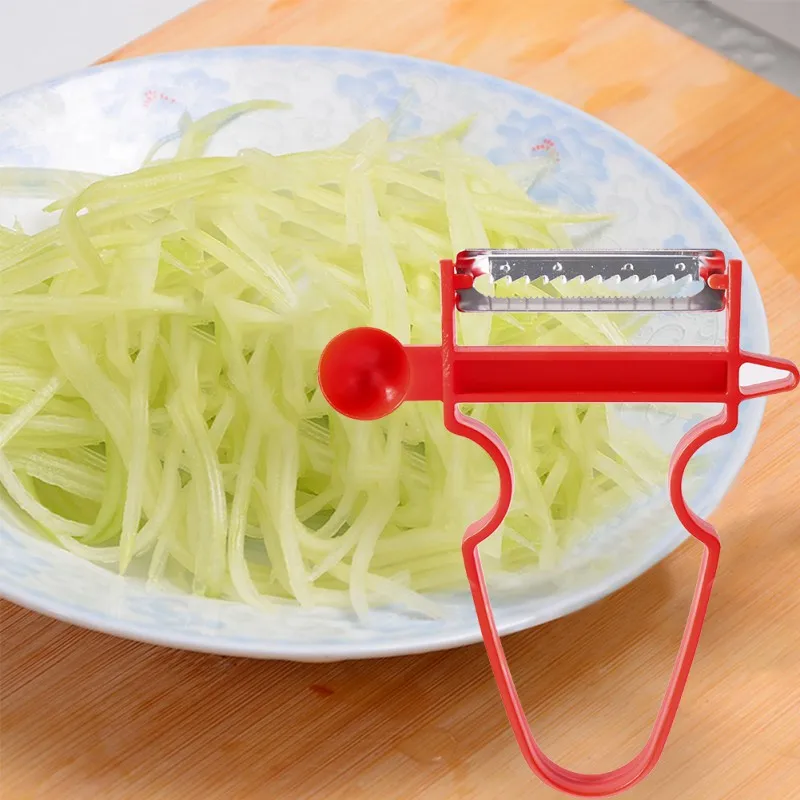

3pcs Set Slicer Shredder Peeler Julienne Cutter Multi Peel Stainless Steel Blade Grater Kitchen Tools Magic Trio Peeler Set New