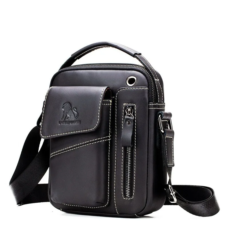 

Сумка через плечо мужская кожаная, в стиле ретро