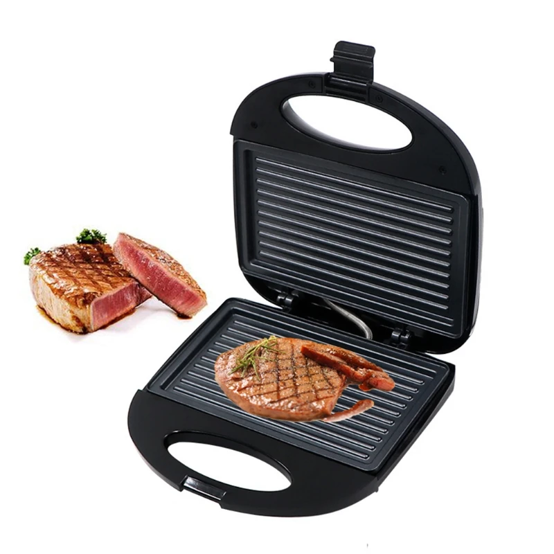 

Electric Mini Sandwich Waffle Maker Portable Non-Stick Coating US/EU Plug Baking Machine Multipurpose for Panini Toaster
