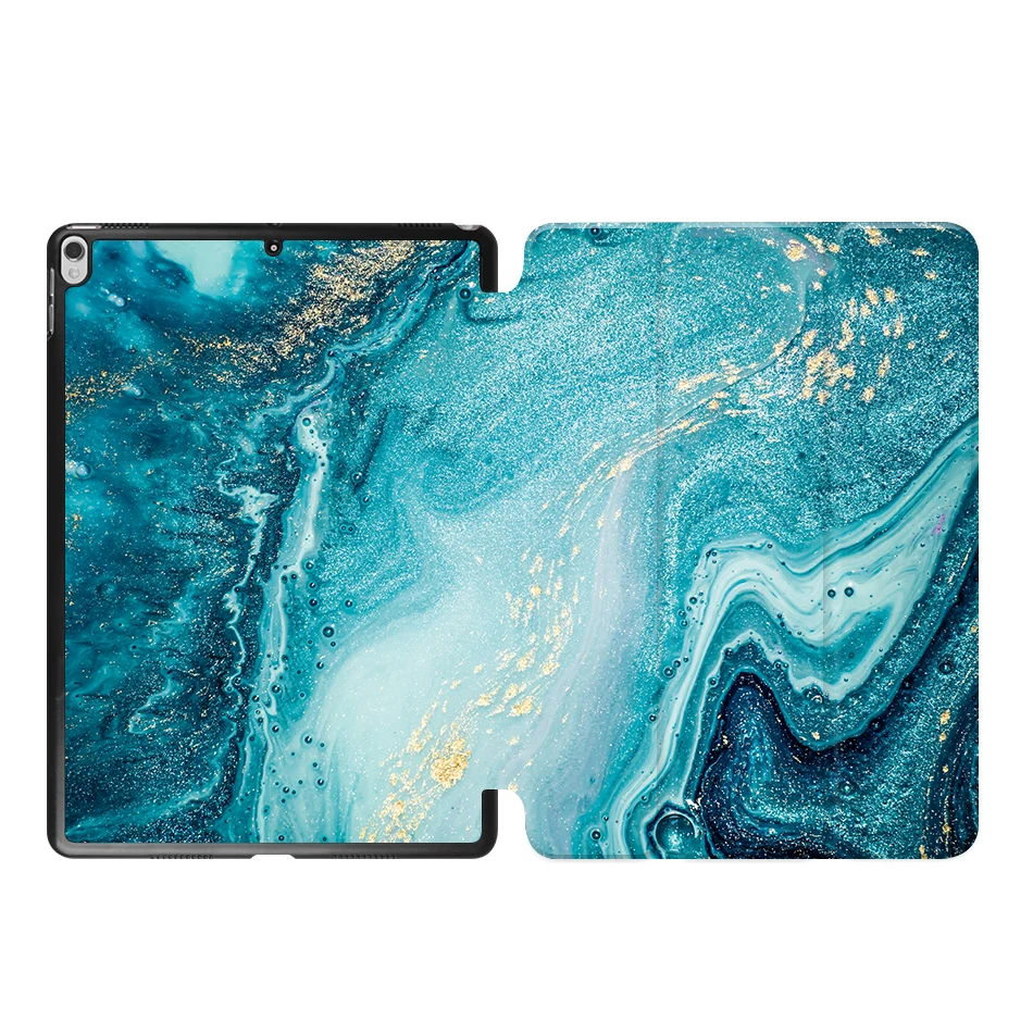 MTT из искусственной кожи чехол для iPad Air 3-го поколения 10,5 дюймов Тонкий флип смарт-чехол для iPad Pro 10,5 чехол для планшета с рисунком