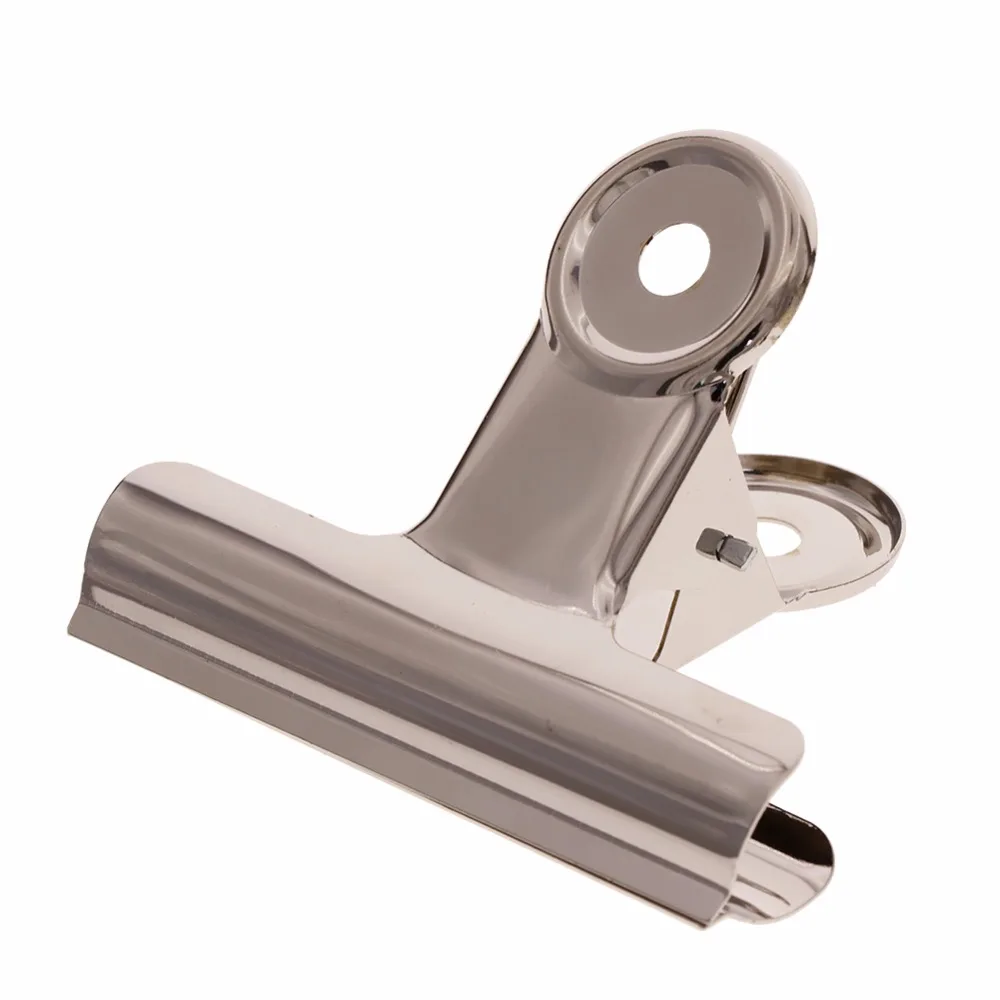 2 шт. сумка из нержавеющей стали зажим для домашней еды прищепки офисные файлы