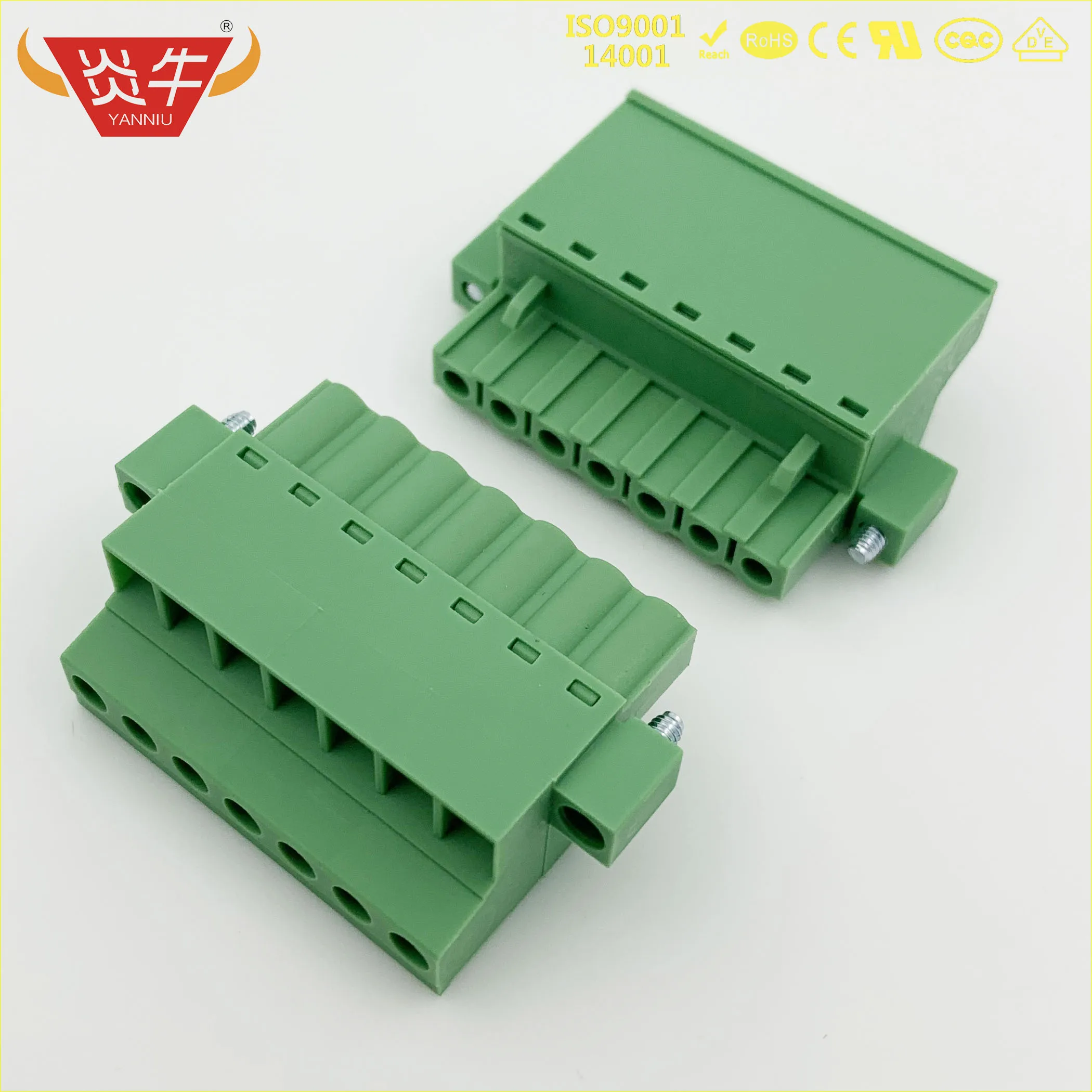 KF2EDGKCM 5 08 2P ~ 12P разъем PCB плагин клеммный блок 2EDGKCM мм 2PIN 12PIN передний MSTB 2 STF 1777808 PHOENIX