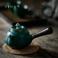 pinny 180ml japanese style side handle teapot coarse pottery kung fu tea pot ceramic household tea service