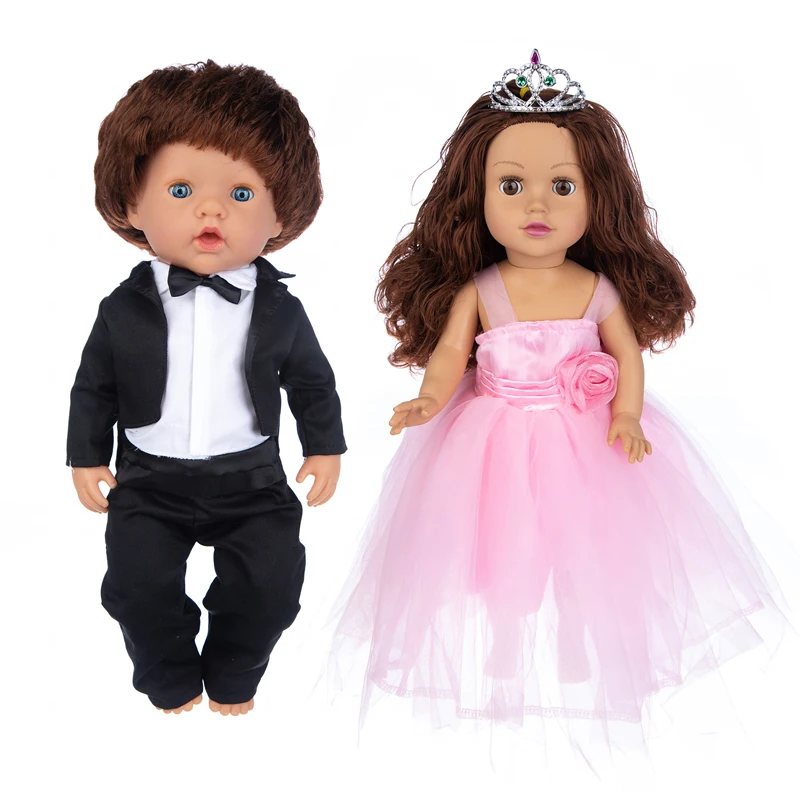 

18inch 45Ccm Suit Wedding Dress Series Dressing Dolls Baby Toys - Boy Friend