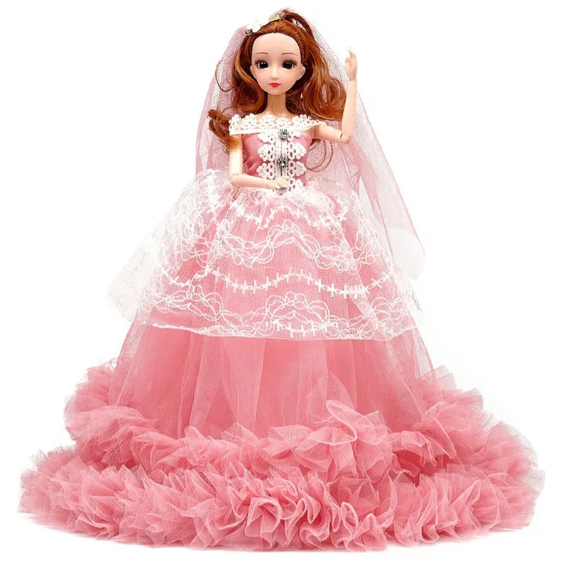 Кукла 40 см креативная Свадебная подарочная коробка принцессы набор игрушек для