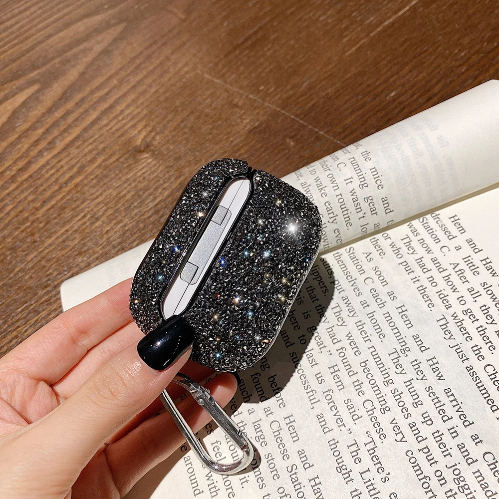 Роскошный блестящий чехол для Apple AirPods Pro милый защитный наушников Etui s AirPod Air Pods |