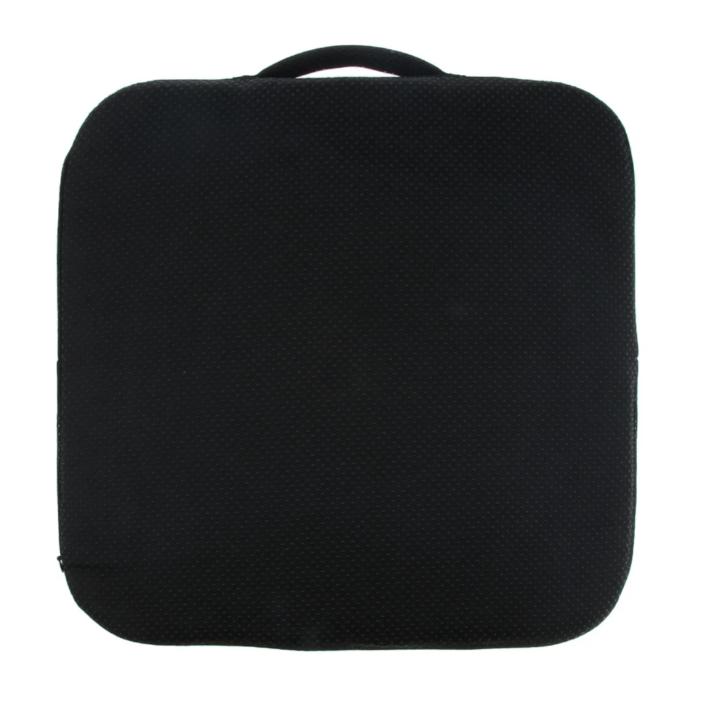 

Memory Foam Seat Cushion Home Office Chair Pad with Carry Handle - Anti