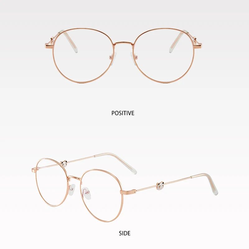 

New Luxury Panda Myopia Glasses Brand Design Oversized Women Hign Clear Lens Degree-0.5~-4.0 Gafas Lectura Mujer