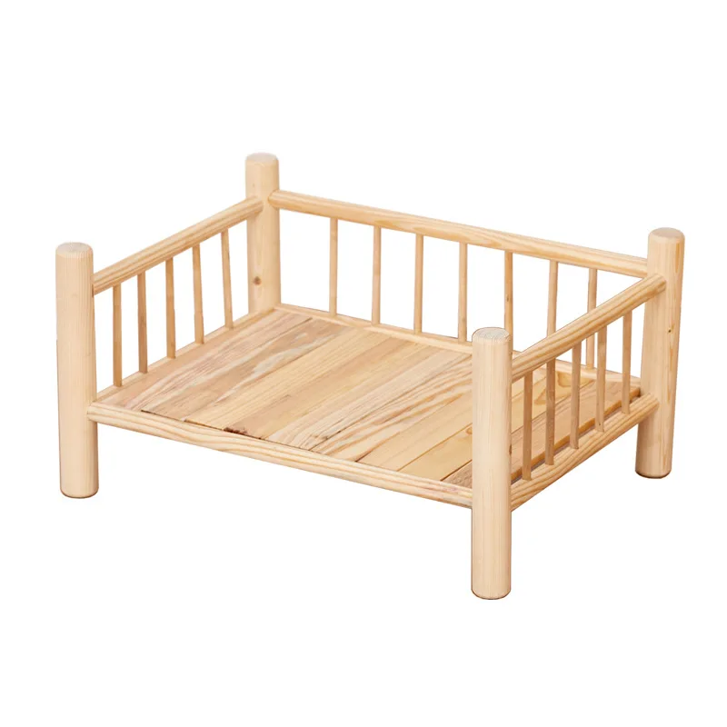 

Pet supplies cat dog bed solid wood dog cage wooden cat bed solid wood dog bed kennel dog house pet solid wood