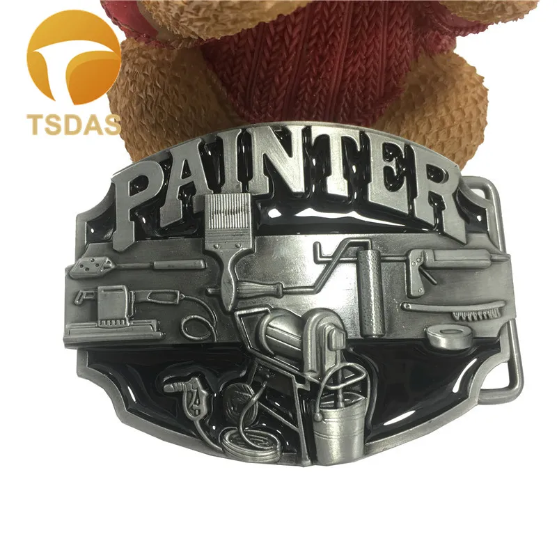 Mens Belt Buckles Painter Worker Silver Buckle Head For Clothing Accessory Fashion With Continous Stock | Дом и сад