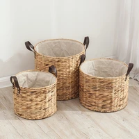 kids woven bathroom aesthetic laundry basket large capacity laundry basket toy decorative cesto ropa sucia storage basket 50zyl