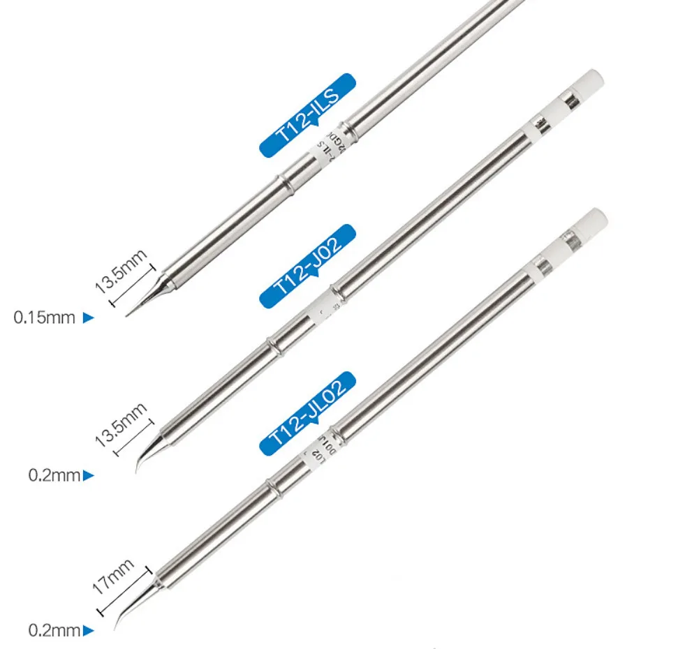 T12 Electric Soldering Iron Tips B2 BC2 ILS JL02 D24 KF For Hakko fx951 DIY Station Kits | Инструменты