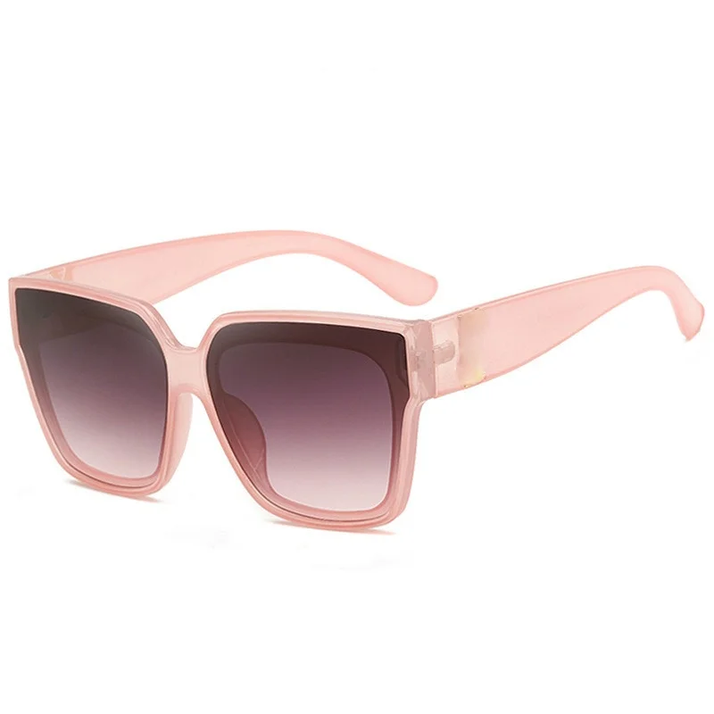 

New Square Large Frame Sunglasses Women 2021 Vintage Letters Sun Glasses Men Personality Shade Mirror Female Gafas De Sol