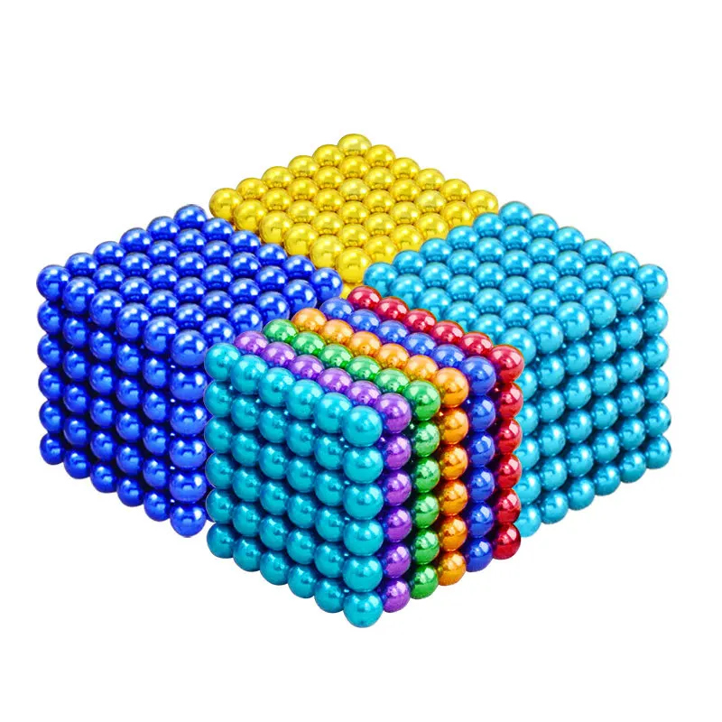 

Magnetic Ball 222 Bead Magic Cube Puzzle Neo Cubos Creative Decompression Magnet Toy Stress Relief Educational Toys for Kids