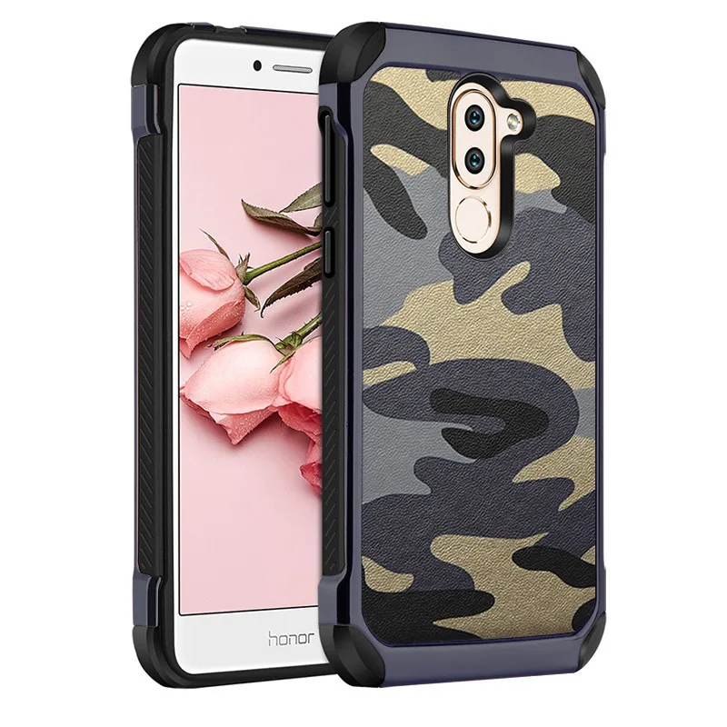 Армейский Ретро Камуфляжный противоударный армированный чехол для Huawei P30
