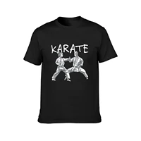 graphic t shirts men karate vintage 100 cotton tees crew o neck short sleeve retro t shirt plus size funny tops oversize