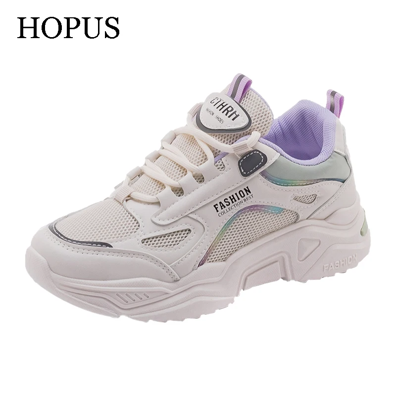 

Women Sneakers 2021 Autumn New Fashion Women Shoes Platform Mesh Sport Shoes Female Trendy Breathable Shoes Female Sneakers