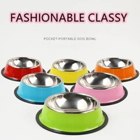 non slip cat bowls stainless steel pet food bowl pet feeding supplies thicken anti fall dog bowl cat feeding watering supplies
