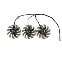 3pcsset 4pin 75mm ga81s2u cooler fan for dataland powercolor red devil rx 480 8gb graphics card cooling can replace ga81b2u