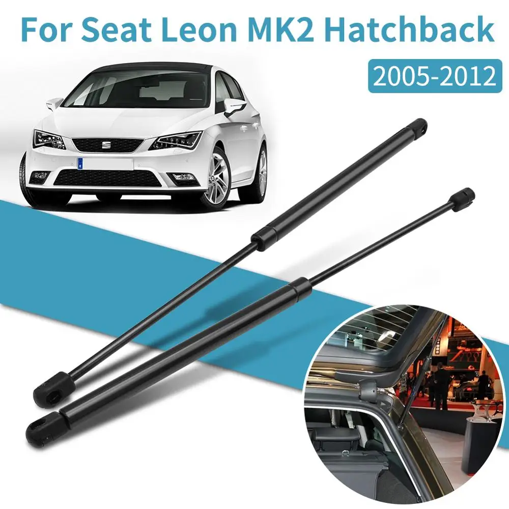 Фото Подъемник заднего багажника для Seat Leon MK2 2005 2012 хэтчбек 2 шт. поддержка стойки Shock OEM