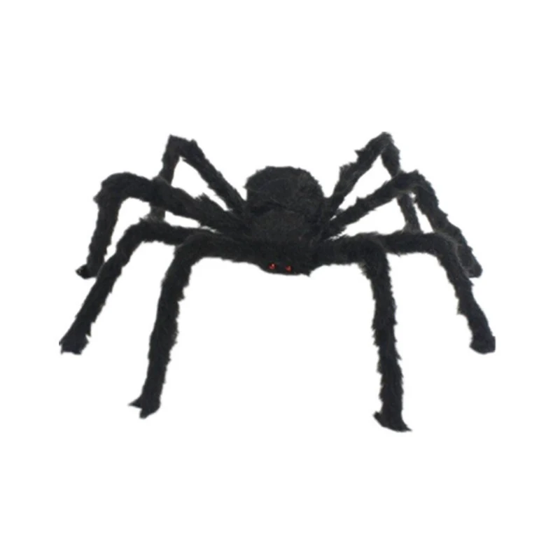 Super Spider 90cm Halloween Decoration Prop 1Pcs Big Kids Children Toy Plush Party Horror Decorations | Дом и сад