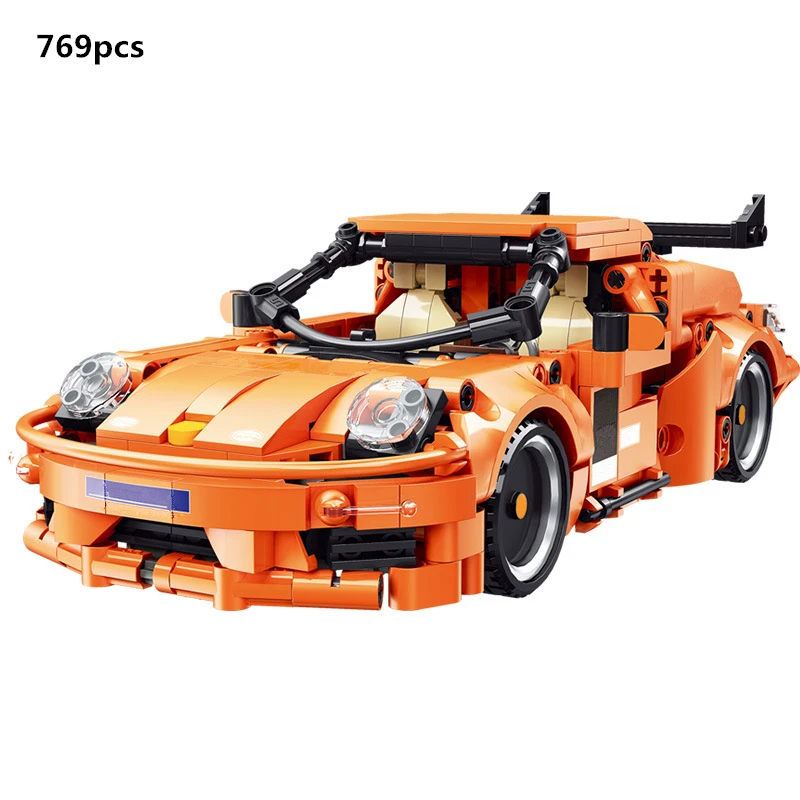 High-Tech Creative Sports Car Debut Building Blocks Sets Bricks Speed Champions Racing Club Classic Model Kids Toys For Children | Игрушки и
