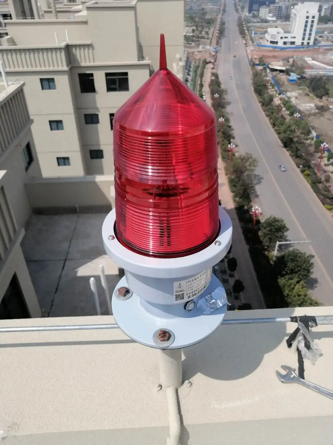 LED Aviation Light Controlled Obstacle Light Tower Chimney Signal Light Flashing Intelligent High Altitude Beacon Warning Light