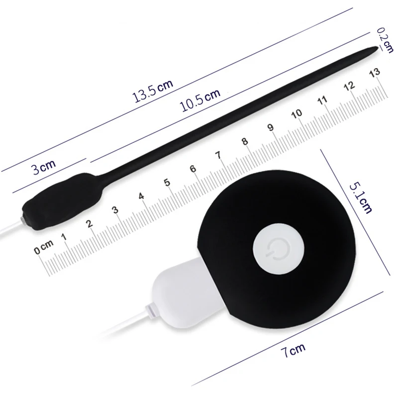 20 частоты Вибрирующий силиконовый уретральный разъем звуковой катетер