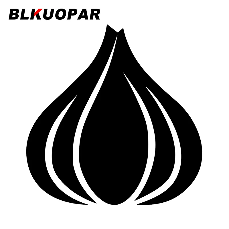 

BLKUOPAR for Garlic Decals Vinyl Material Car Stickers Air Conditioner Windshield Waterproof Bumper Sunscreen Funny Decoration