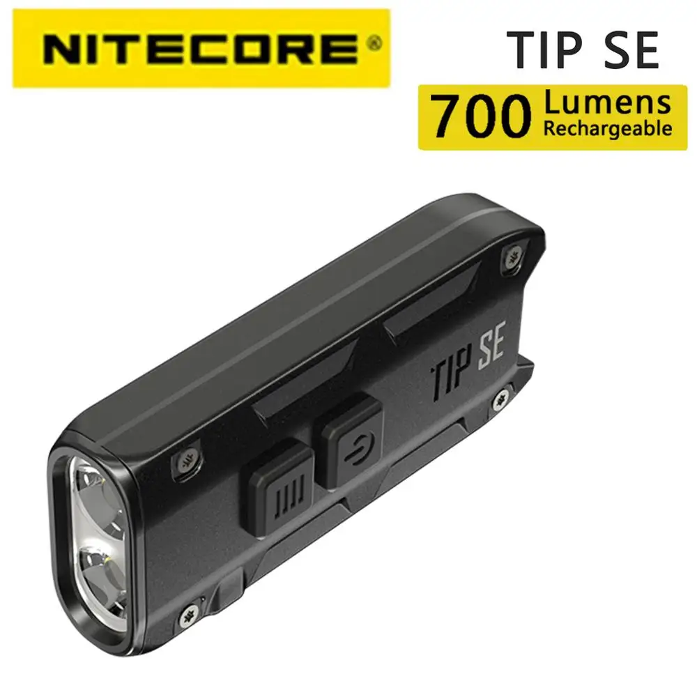 NItecore наконечник SE Перезаряжаемые Мини Вспышка светильник 700 люмен 2X P8