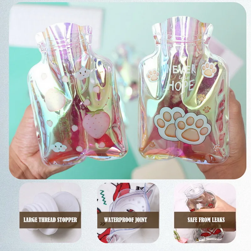 Мини мультяшная грелка для облегчения боли Корейская версия маленькая бутылка