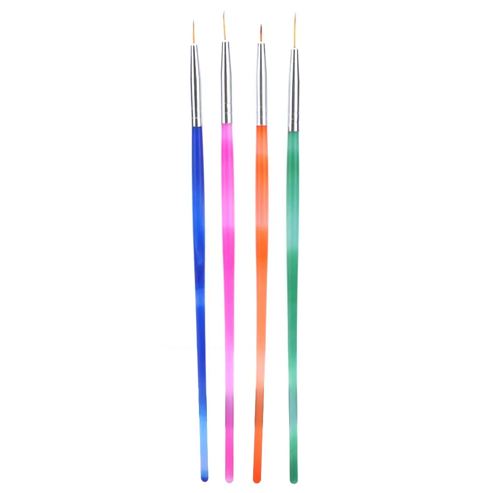 4 шт./компл. профессиональная ручка для точечного рисования ногтей кисти макияжа