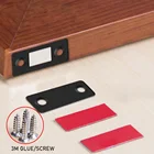 Магнитные фиксаторы для дверей, скрытые, с винтом, 2 шт.
