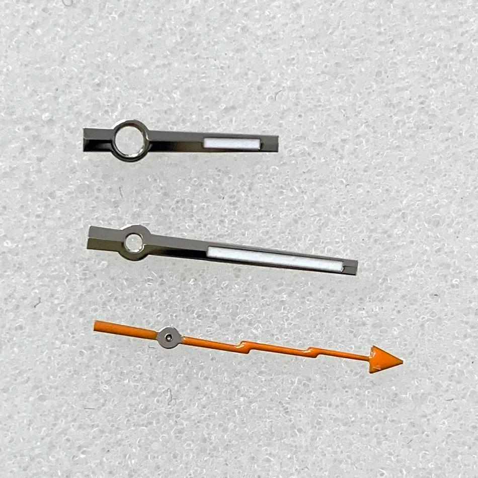 Аксессуар для часов указатель белый серебряный край молния маленький второй зеленый светящийся подходит