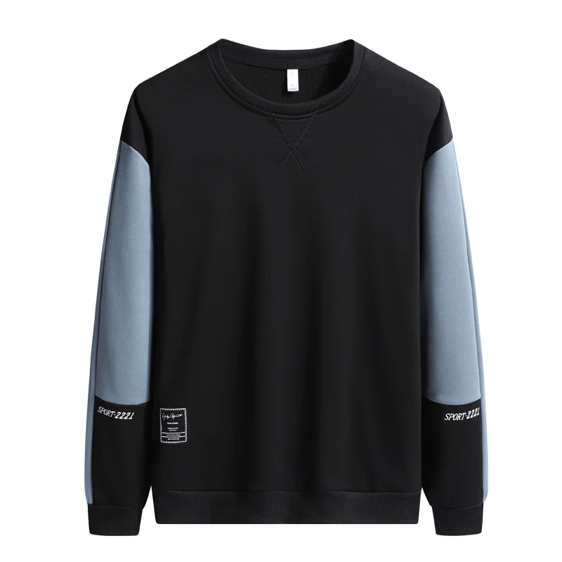 

Spring and autumn loose and thin casual round neck sweater men's bottoming shirt