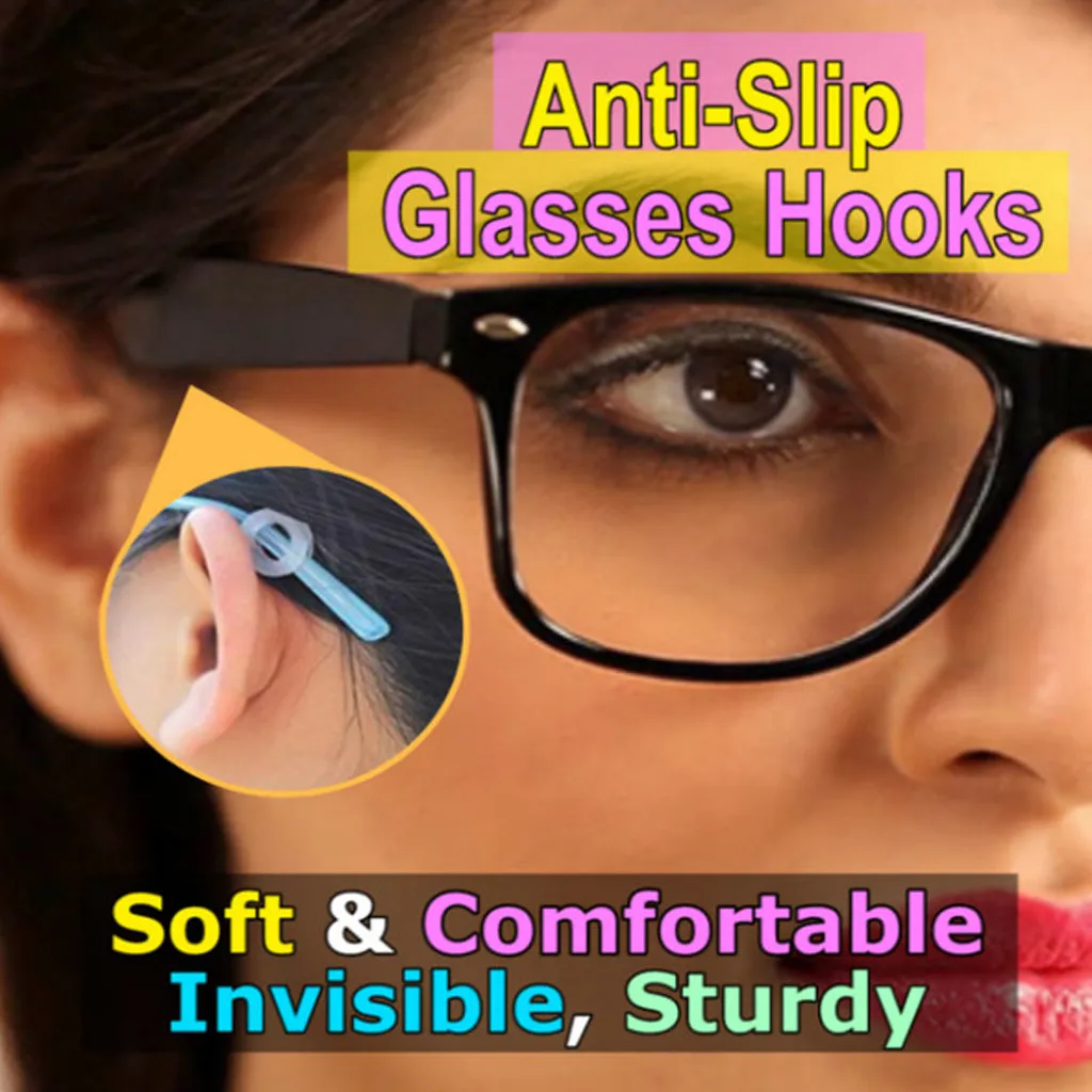 Противоскользящие крючки для очков мягкие удобные невидимые прочные аксессуары