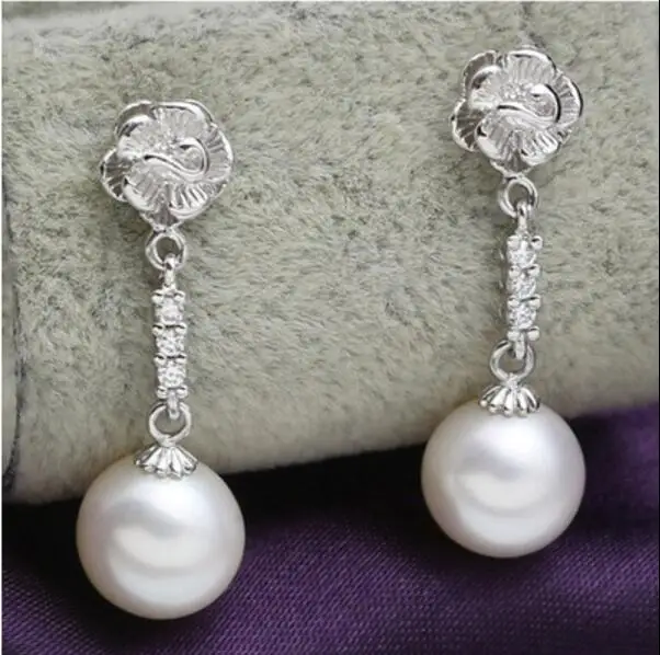 Новинка 1107 + натуральные жемчужные серьги в виде раковины модные изысканные