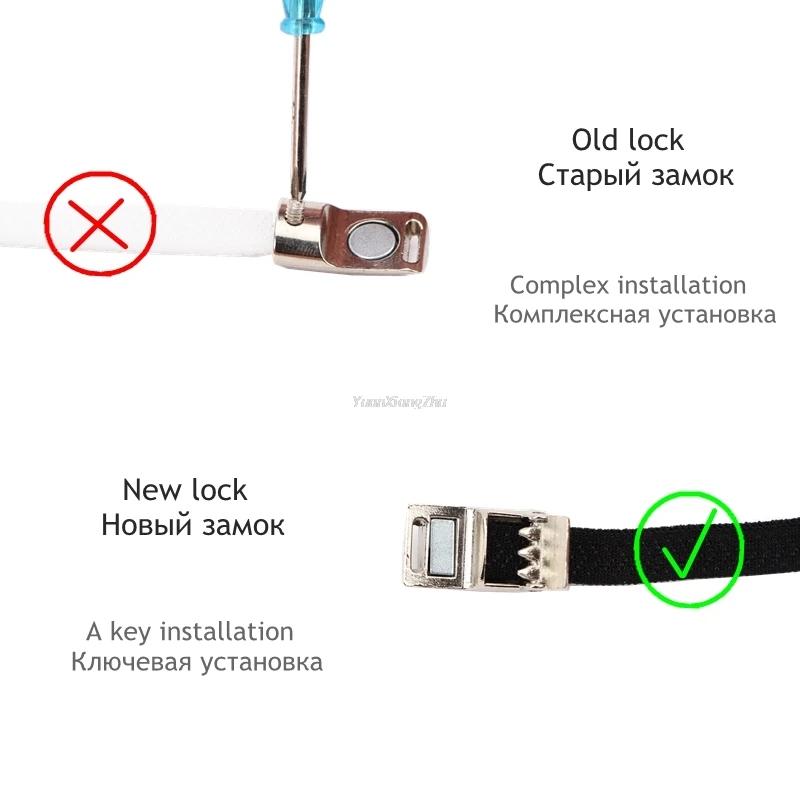 4pcs/1pair New Metal Shoelace lock Magnetic buckle Shoelaces magnetic Lock Shoes Accessories AF1 Sneaker Kits Metal Laces Buckle