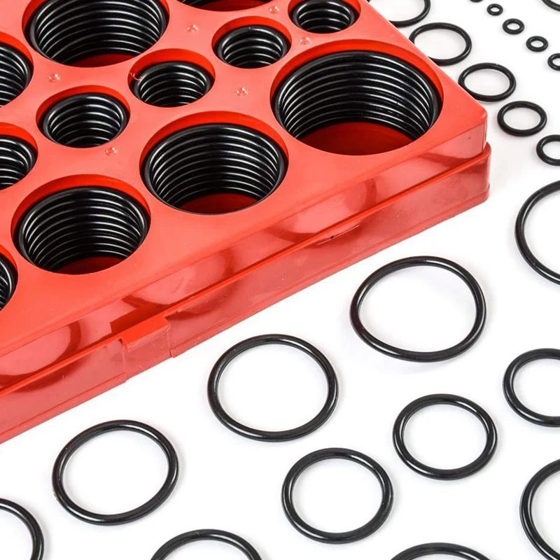 

419Pcs Metric Rubber O-Ring Washer Assortment Kit Automotive Storage Case ORing Set