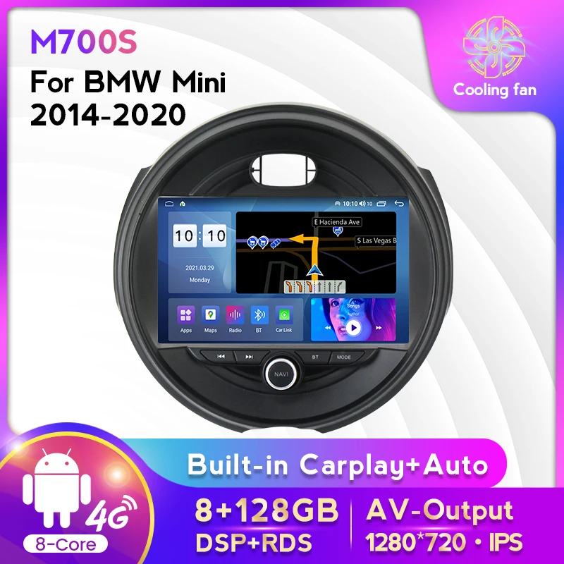 HD 1280X720 Android 11 4G DSP Car Multimedia GPS For BMW Mini 2014 - 2020 Radio Video Player Carplay Navigation no dvd 2 din | Автомобили