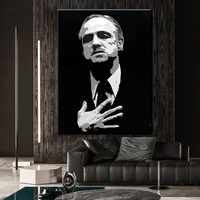the godfather classic movie star posters canvas paintings on the wall art picture prints for home cuadros movie room decoration