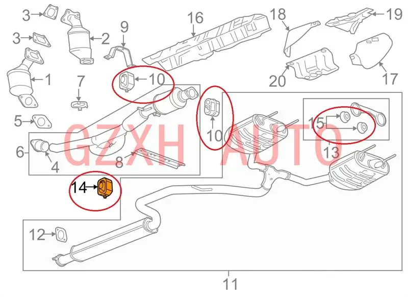 4S держатель выхлопного глушителя для Cruze Opel Astra Vectra B Corsa Meriva Alfa Romeo Fiat 13276148 |